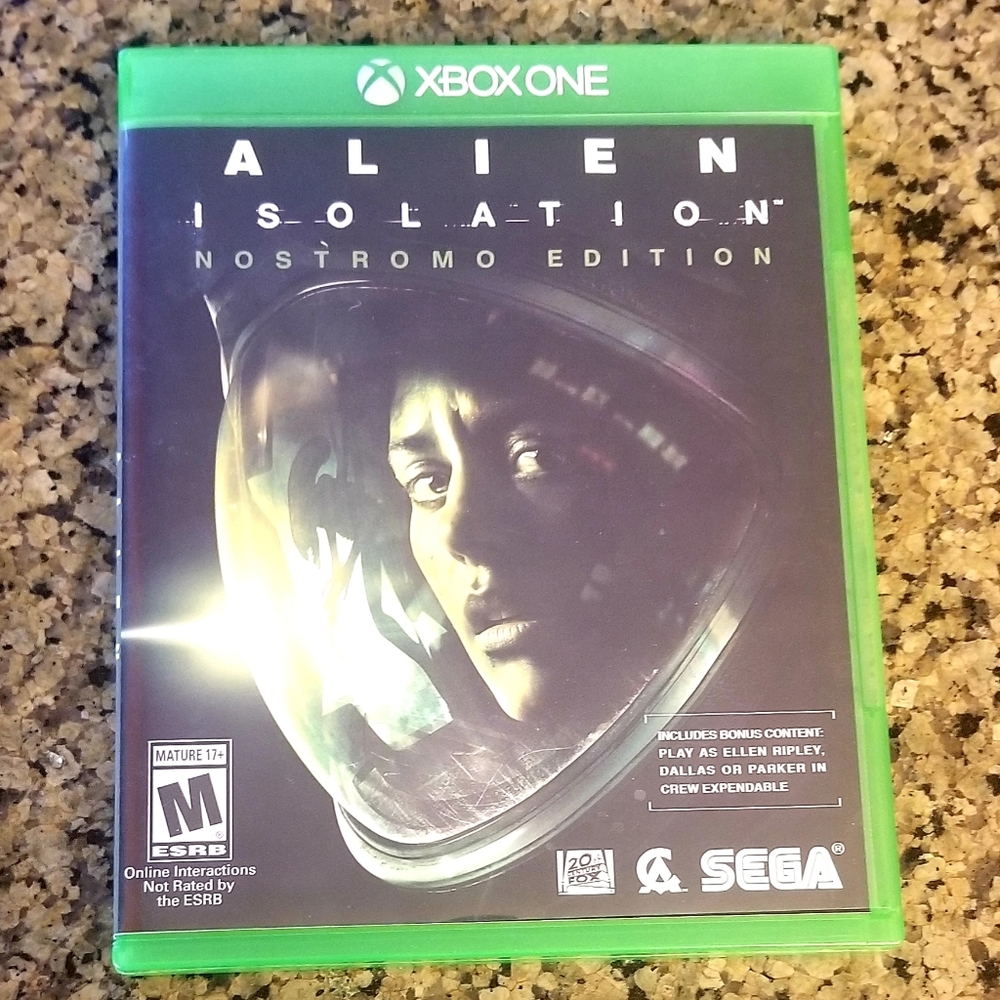 Xbox One Alien Isolation game